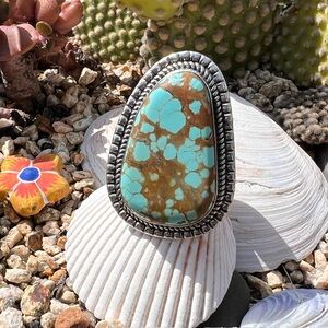 Number 8 turquoise Ring